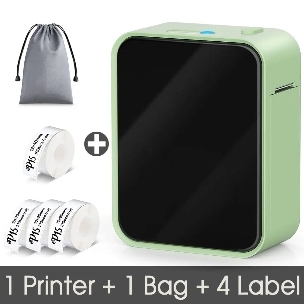 Imprimante d'étiquettes Pristar P15, mini-étiqueteuse portable sans encre Bluetooth, similaire à l'étiqueteuse D30 D11 D101 D110, imprimante thermique