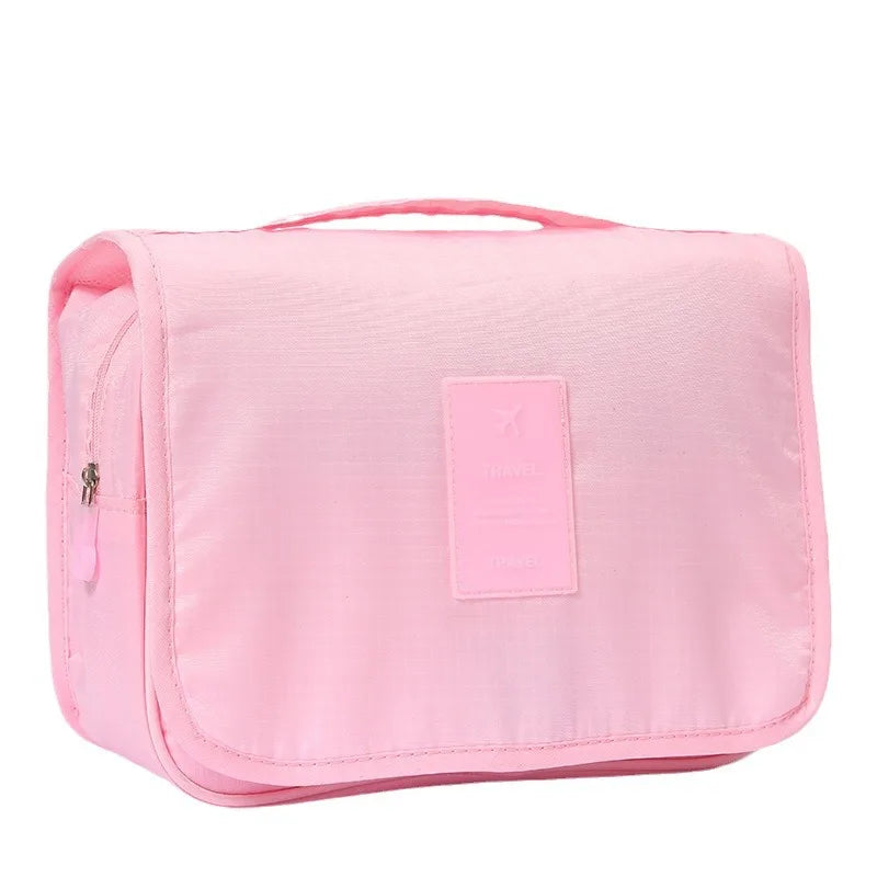 Bolsa de Maquillaje de Viaje, Neceser Organizador de Cosméticos, Impermeable, para Baño, con Gancho, Bolsa de Aseo de Alta Calidad para Mujer