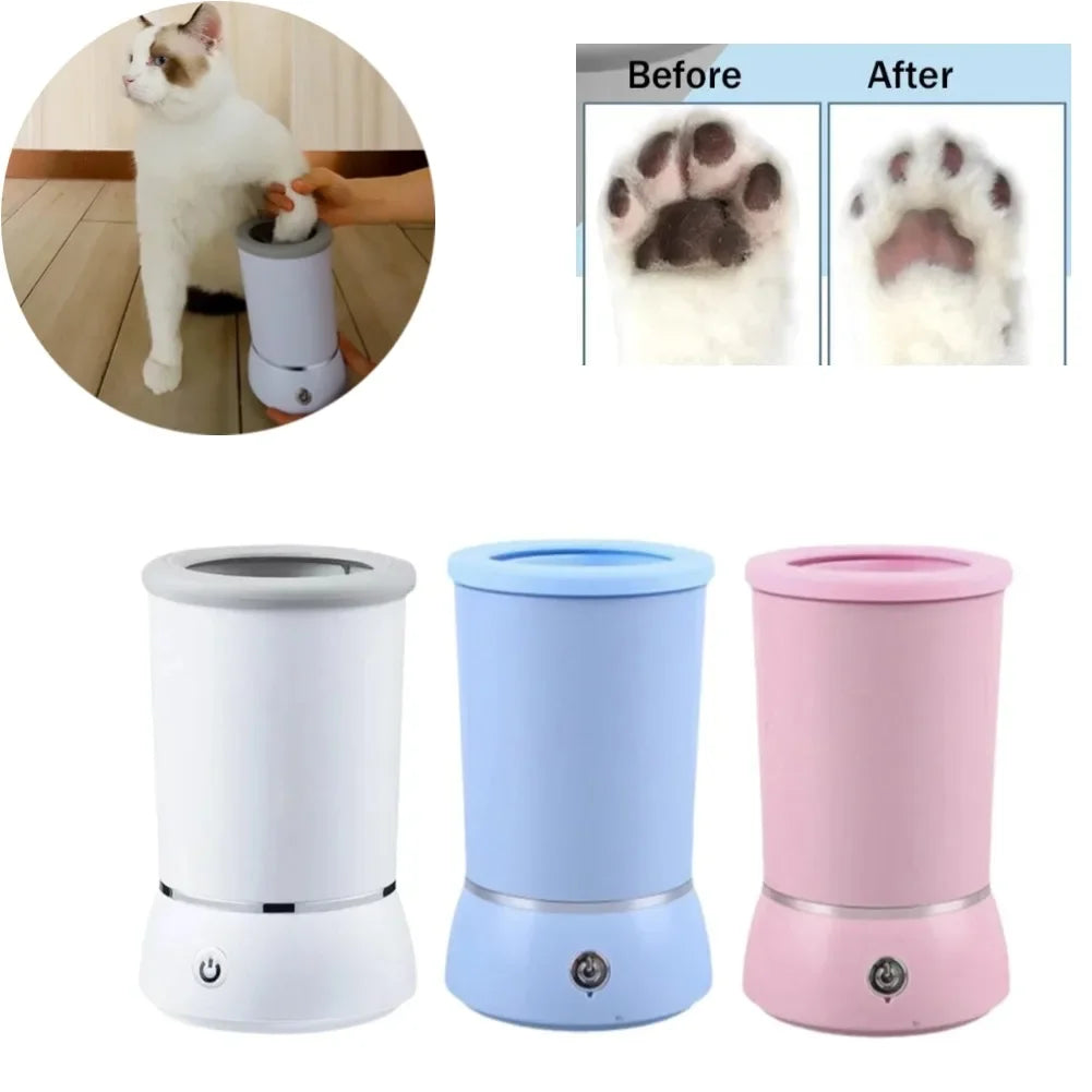 Automatic Dog Paw Cleaner – USB Rechargeable & Gentle Wash