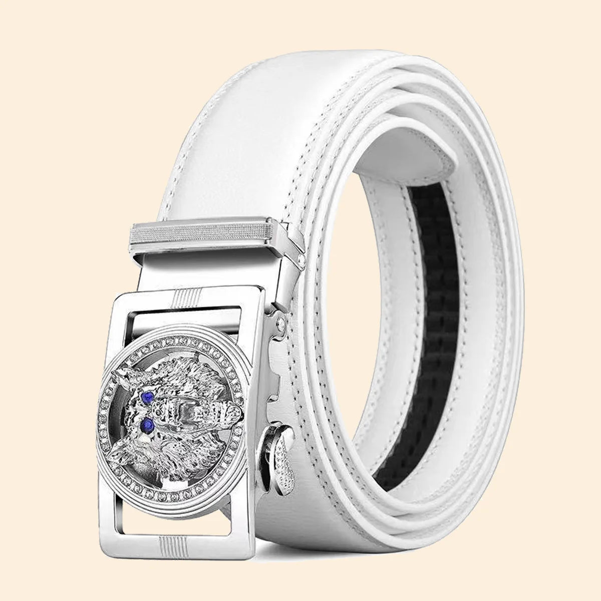 Men’s Automatic Buckle Leather Belt