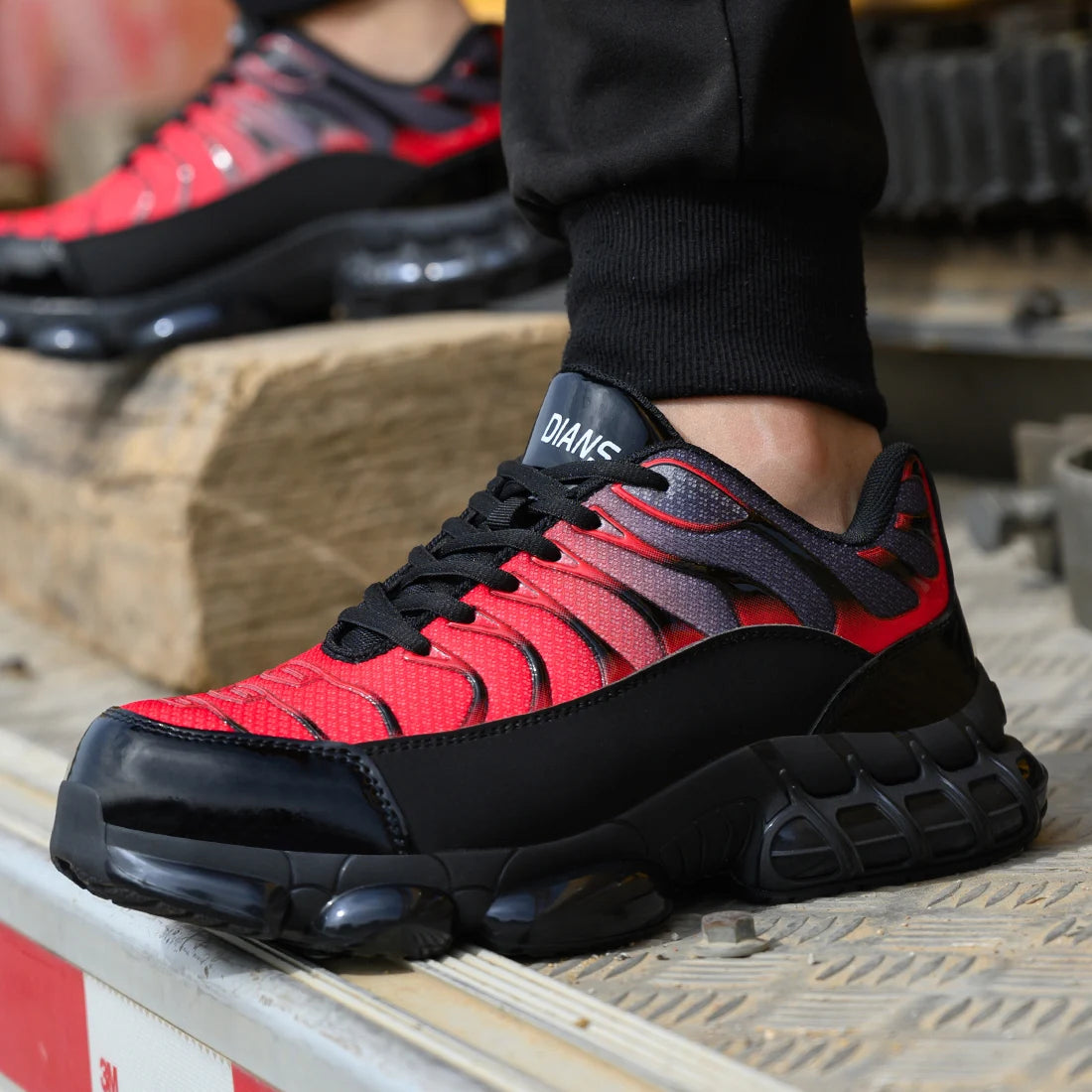 Zapatos de seguridad de trabajo para hombre transpirables antipunzonamiento botas indestructibles antideslizantes zapatos de construcción industrial calzado masculino