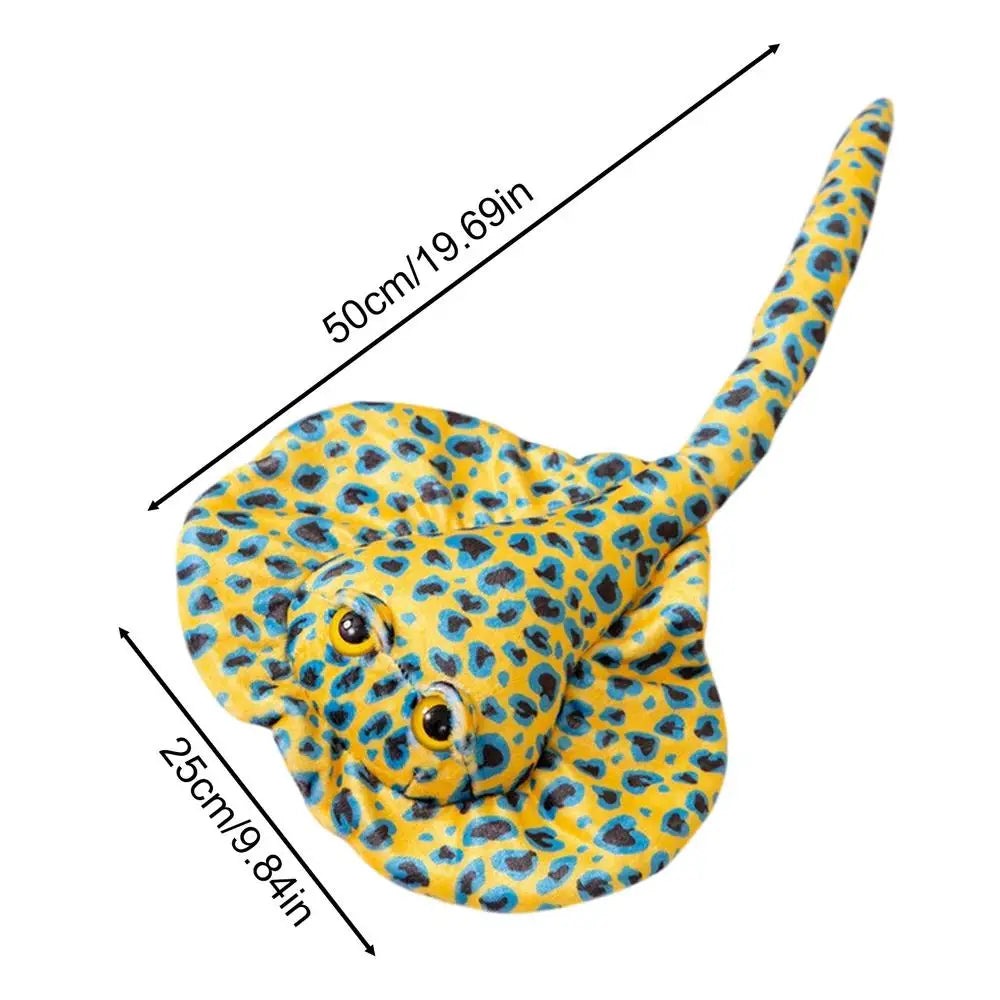 Peluches Stingray, Peluches marines, Peluches, Peluches, Peluches simulées, Raie océanique, Modèle nature sauvage, Peluche douce