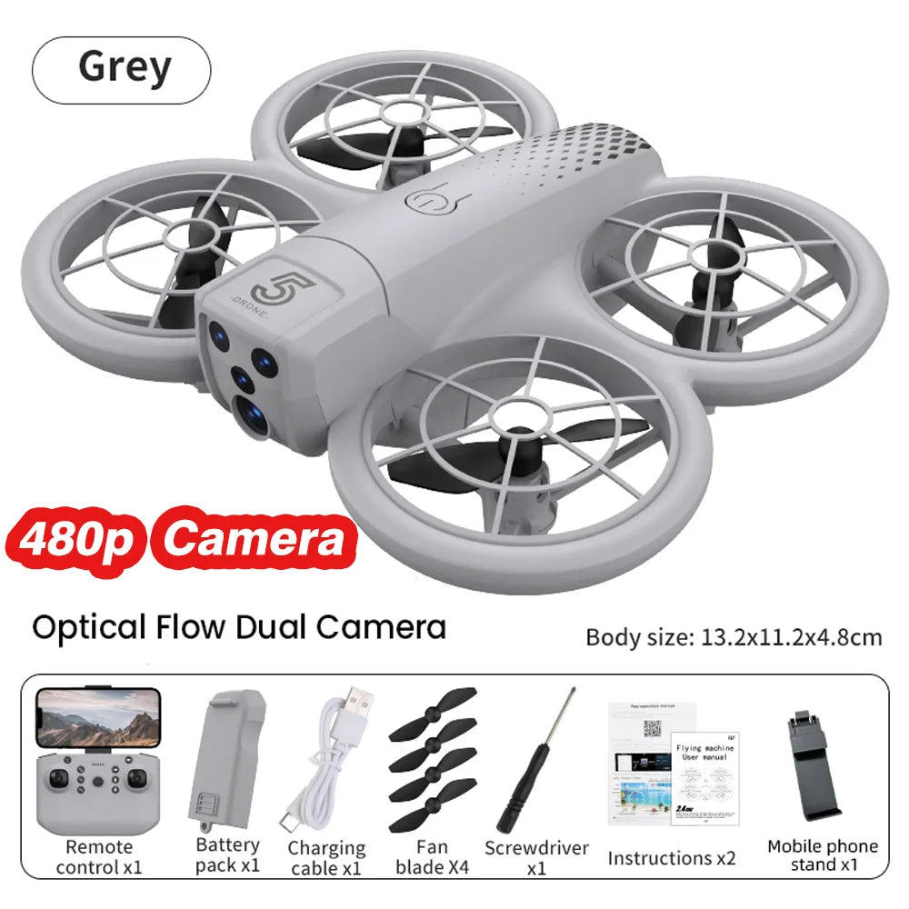 CZ06 Mini Dron 4k 480P Avión Profesional OVNI fpv drones wifi con cámara Avión de Control Remoto Juguete de Helicóptero Ligero