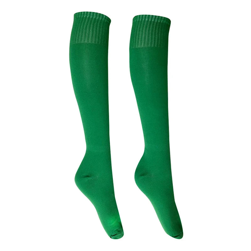 Calcetines deportivos de fútbol al aire libre, rugby, transpirables, de rodilla, para voleibol, béisbol, hockey, calcetines largos para adultos