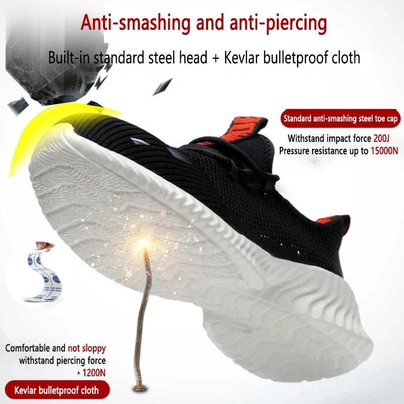 Summer Safety Work Shoes – Lightweight, Breathable & Protective