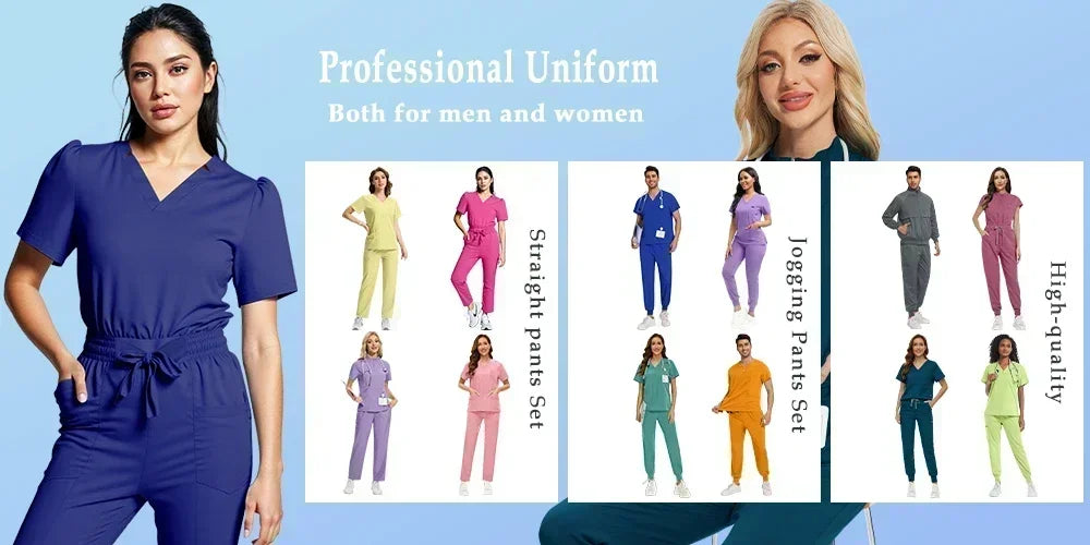 Wholesale Dentistry Workwear Operating Room Work Scrubs Set Hospital Doctor Clothes Medical Nurse Uniforms Clinical Surgery Suit