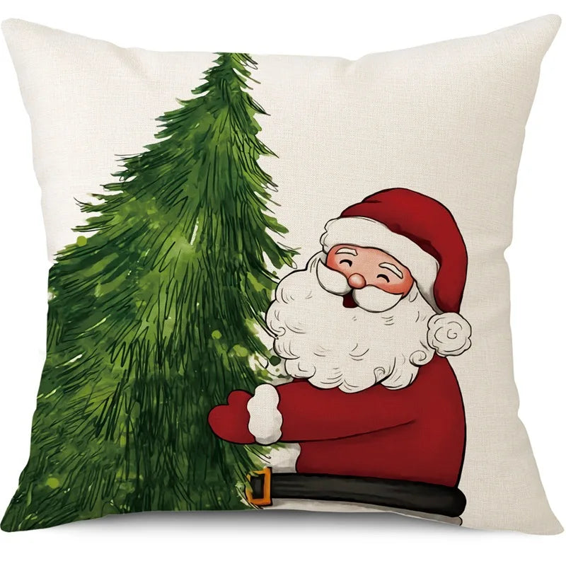 Merry Christmas Cushion Cover – Festive Charm for Your Home