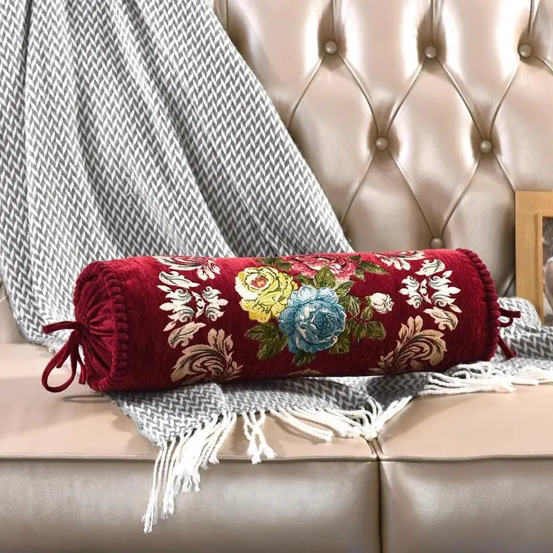 Fundas de almohada cilíndricas europeas para caramelos, fundas de almohada para el cuello para adultos, fundas de cojín de trigo sarraceno, funda de almohada cervical ortopédica