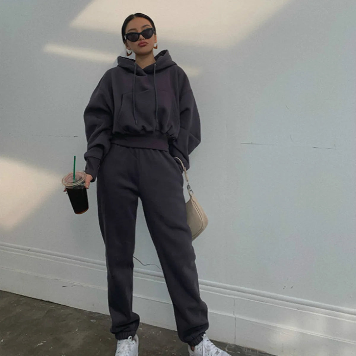 Fleece Tracksuit Set
