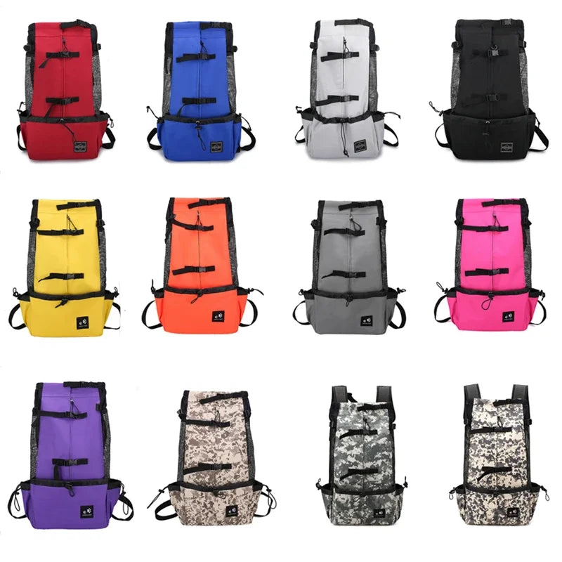 Bolsa transportadora transpirable para perros, mochila portátil para viajes al aire libre, transportadores reflectantes para gatos, accesorios para perros Bulldog Francés