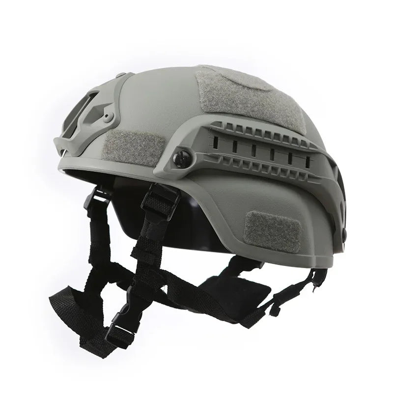 Casco protector FAST Helmet MICH2000 Airsoft MH Casco táctico Equipo de protección táctico para exteriores Paintball CS SWAT para montar
