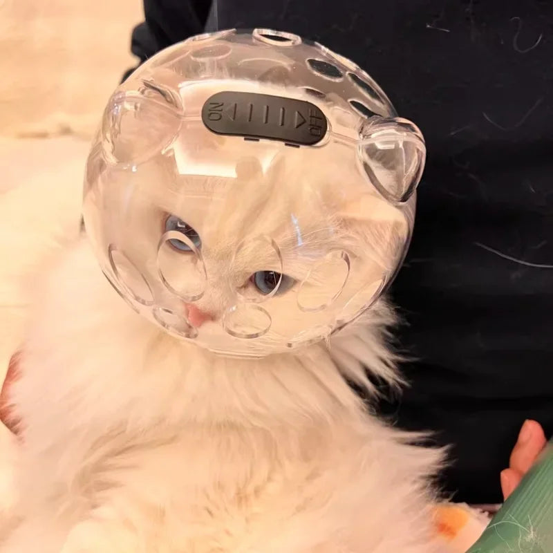 Kattehodetrekk Bærbart Gjennomsiktig Forhindrer Biting og Kloring Pustende Sikker Reise Kattebæreveske Katter Kjæledyrprodukter