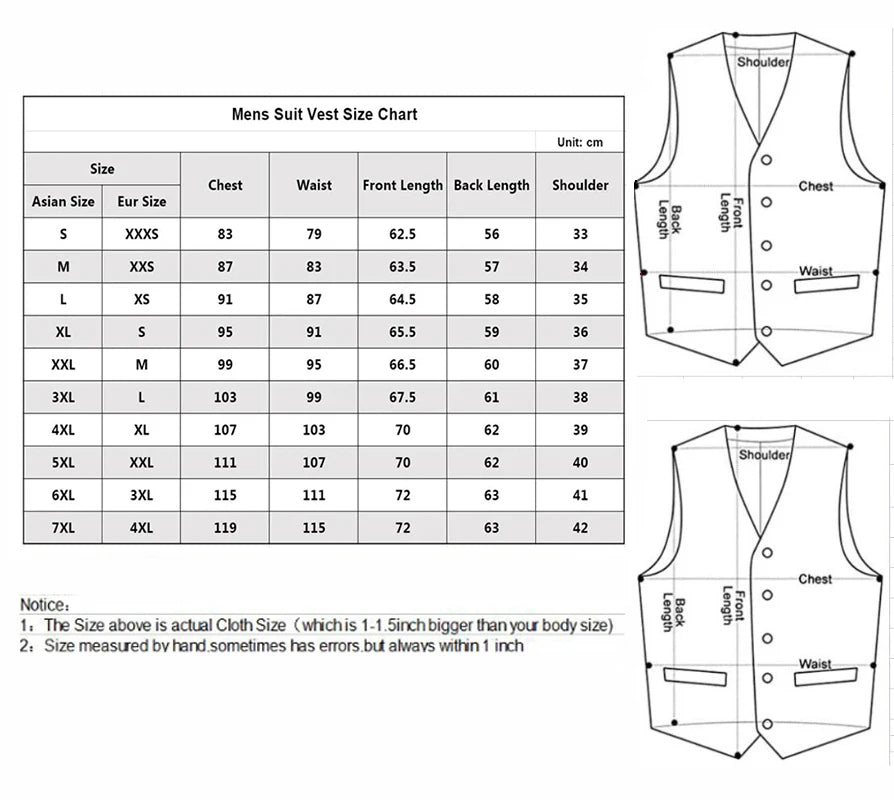 Gilet de costume simple boutonnage tendance pour homme, gris et noir, haut de gamme, coupe cintrée, formel, décontracté, grande taille 7XL