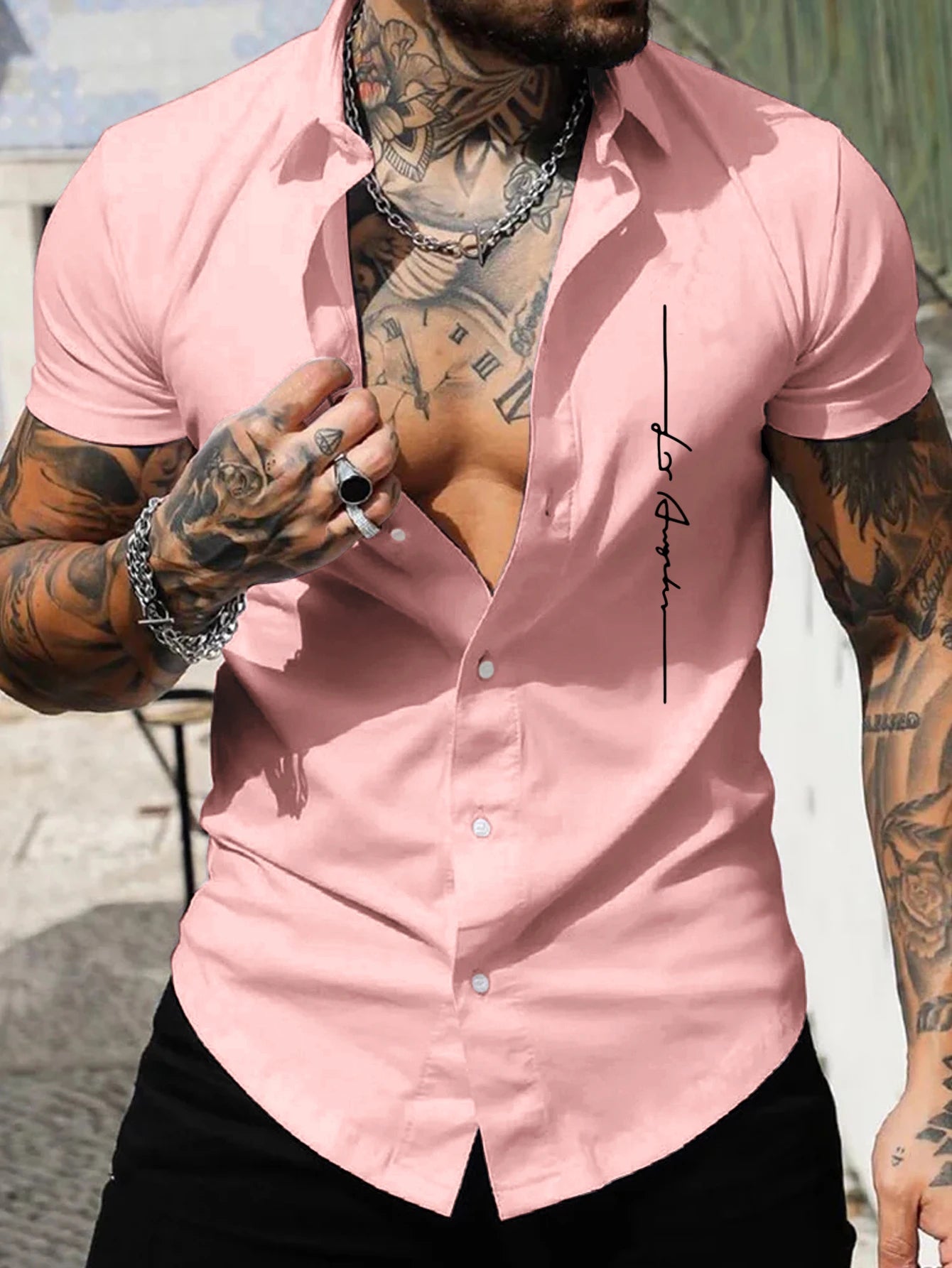 Camiseta de manga corta para hombre Camiseta de fitness para hombre Camiseta deportiva de verano elástica transpirable ajustada de manga corta que resalta los músculos