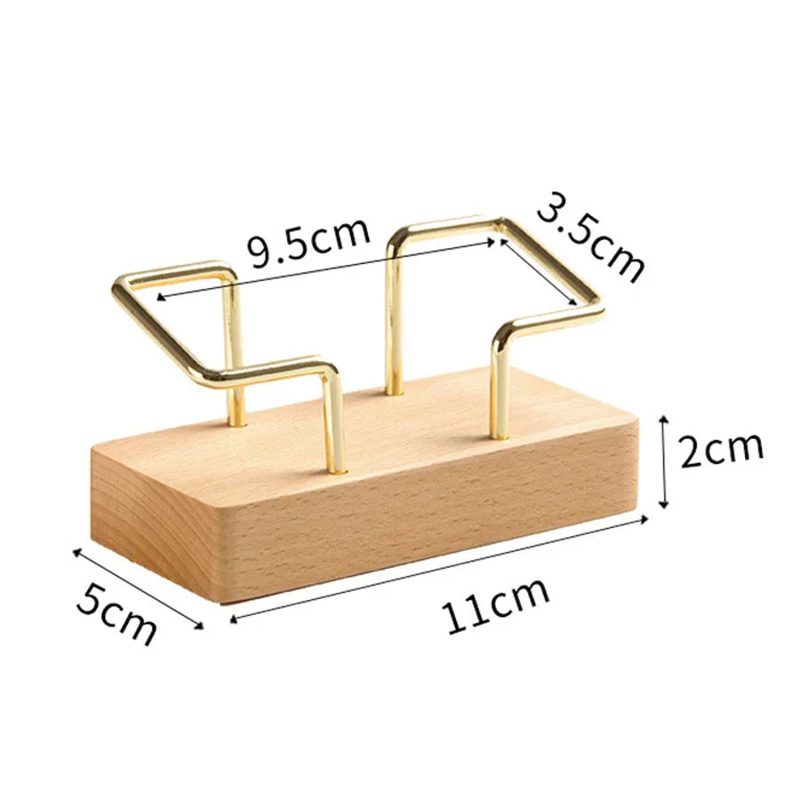 Tarjetero Organizador de Tarjetas de Negocio Soporte de Exhibición para Escritorio Accesorios de Oficina para Mostrador de Notas Estantería de Mesa Soporte de Madera para Tarjetas Almacenamiento en el Hogar