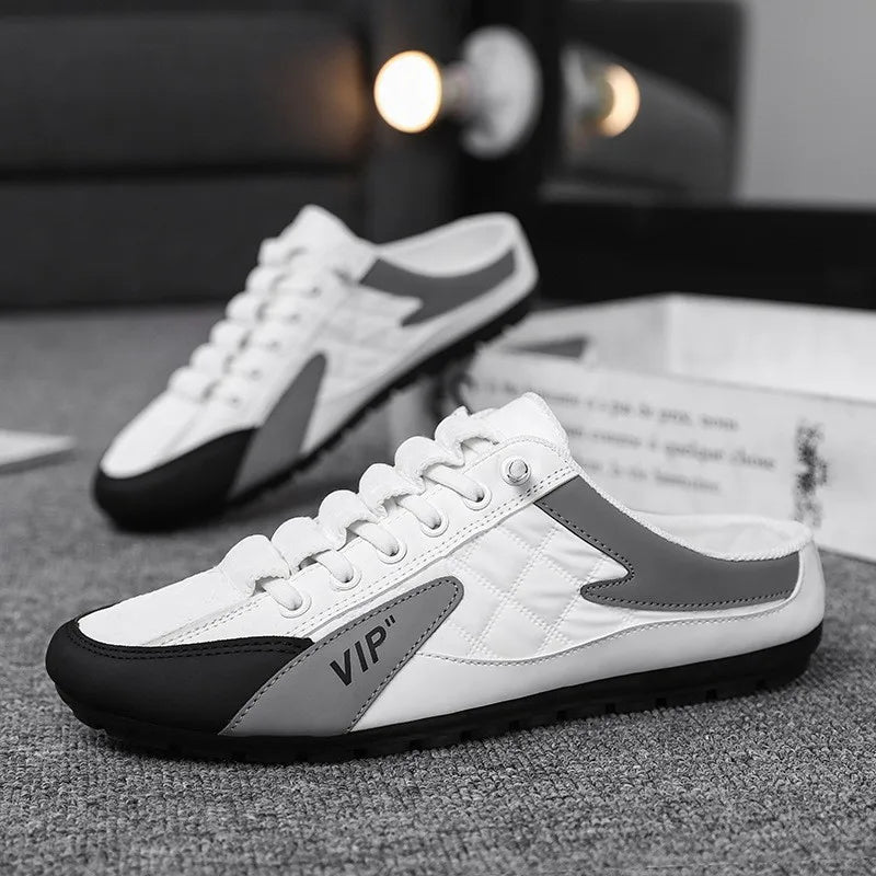 Zapatillas de verano para hombre, zapatos casuales de hombre de suela plana a la moda, zapatos de apoyo de suela suave, zapatillas de hombre Zapatos De Hombre