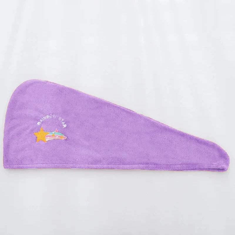 1 bonnet de bain super absorbant et doux pour sécher rapidement les cheveux. Serviette de bain pour femmes et filles.