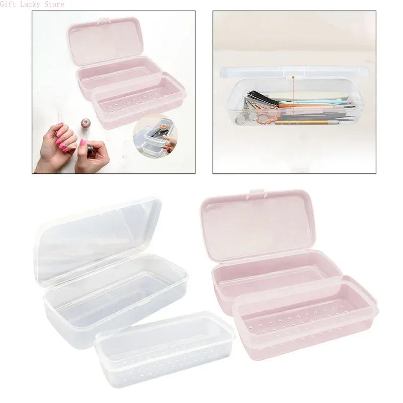 Nail Art Tools Sterilizer Tray, Disinfection Pedicure Manicure Tools Box, Salon Tools