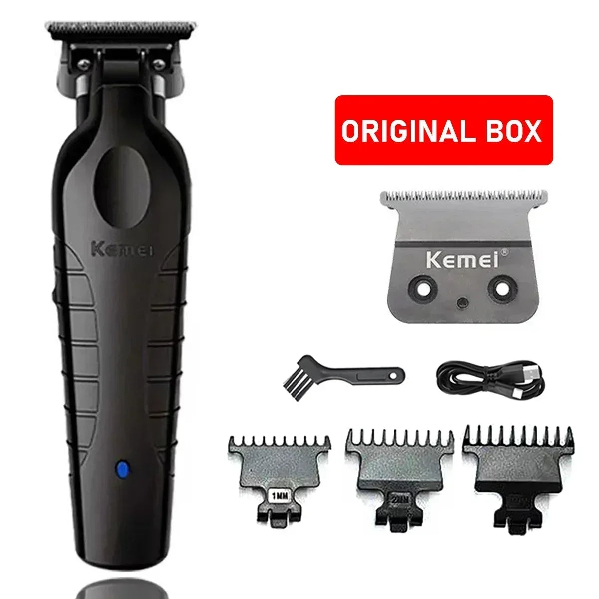 Kemei KM-2299 Máquina cortapelo recortadora de cabello para hombre, cortadora de pelo profesional
