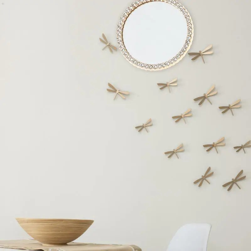 3 piezas espejo de utilería, decoración para el hogar, adornos de jardín, artículos para el hogar, accesorios de resina para manualidades, juguetes de microescena para niños