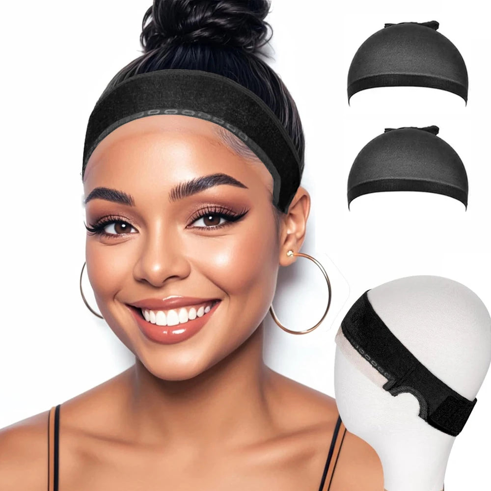Wig Grip Band & Cap Set