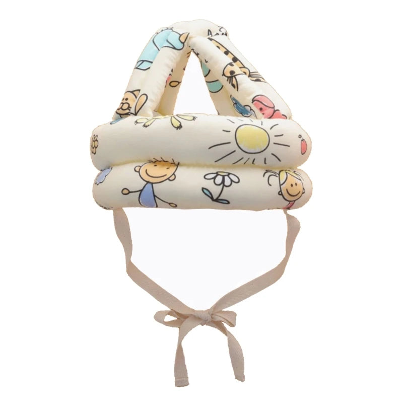 Gorro protector de cabeza para bebés, niñas y niños, para aprender a caminar, talla ajustable, protector de cabeza anticaídas, casco, protectores de cabeza para bebés