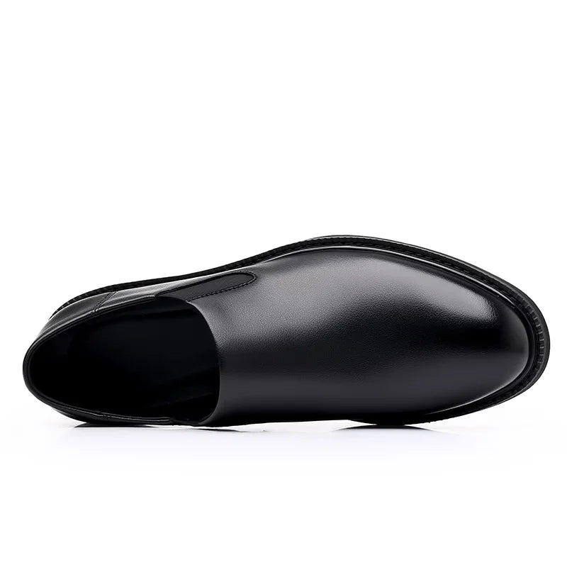 Zapatos formales italianos para hombre, zapatos de vestir de negocios de cuero para boda, zapatos Oxford para hombre, zapatos de oficina Scarpe Uomo Eleganti