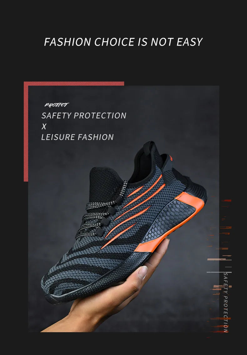 Zapatos de seguridad para hombre, calzado de trabajo antipinchazos, zapatillas de trabajo para hombre, zapatos de trabajo indestructibles, botas para hombre, calzado ligero para hombre, botas de seguridad
