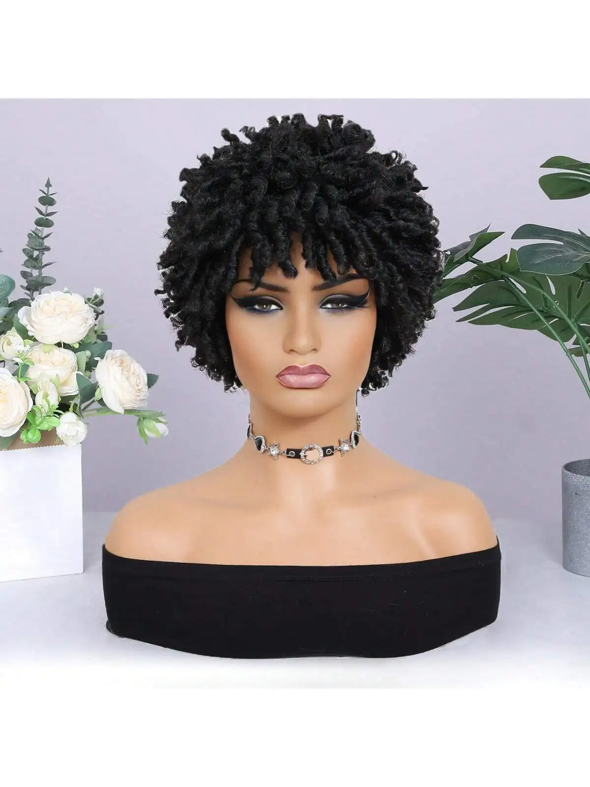 Peluca Afro de Faux Dreads
