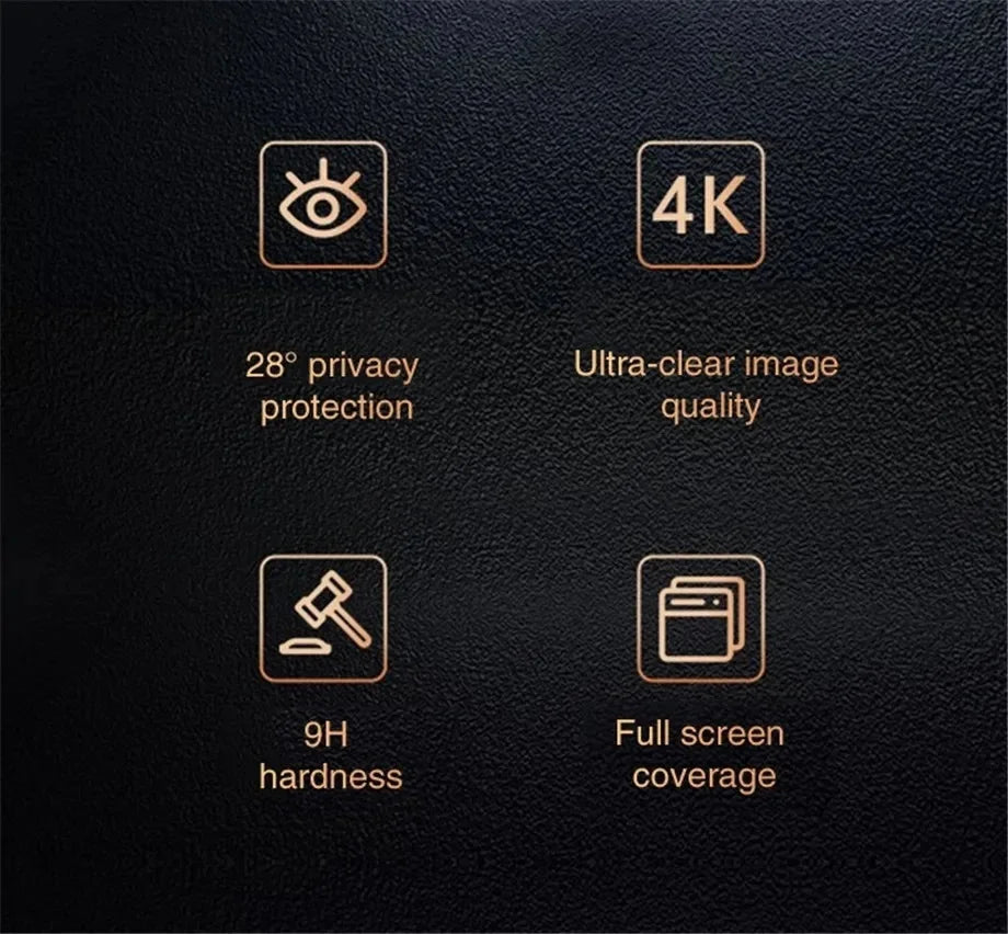 Lot de 1 à 2 films de protection d'écran de confidentialité pour iPhone 16, 15, 13, 11, 14Pro Max, verre trempé anti-espion pour iPhone X, XS Max, XR