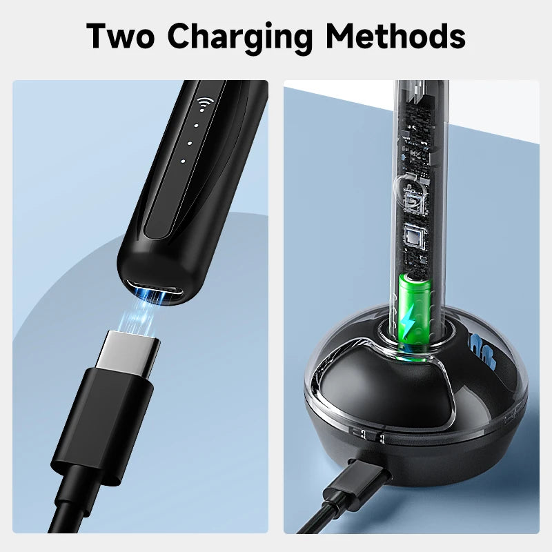 Cámara de limpieza visual de oídos WIFI, removedor de cerumen digital con 6 LED, resistente al agua, 4.2MM HD1080P, estuche con cucharas para oídos