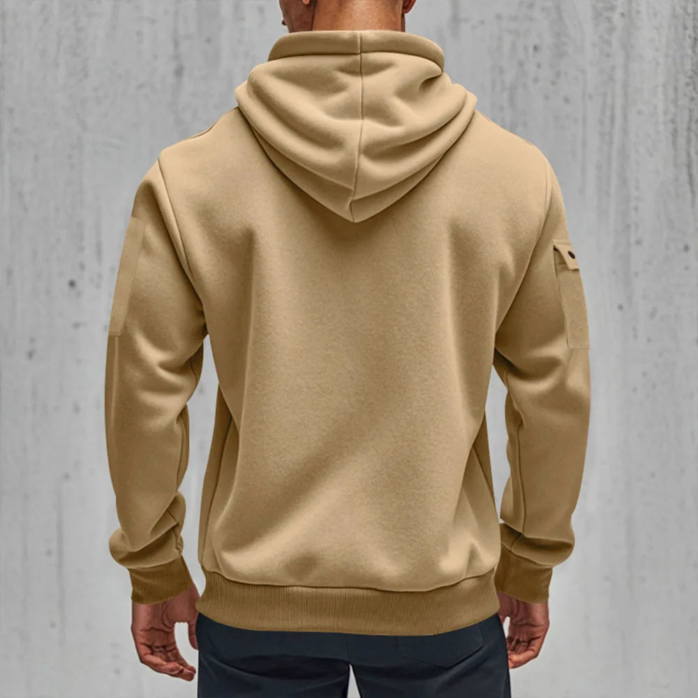 Men's Hooded Sweatshirts for Men Streetwear Autumn Winter Punk Style Tracksuit Sportswear Zip Up Hoodie Male