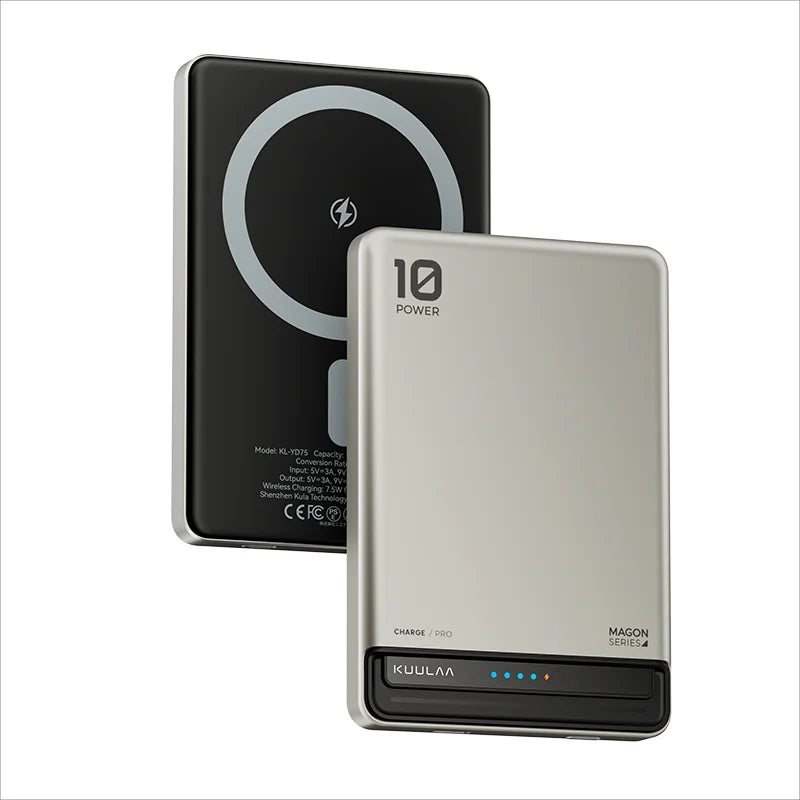 KUULAA Magnetisk Powerbank 10000Ah Trådløs Bærbar Lader 20W Hurtiglading For Magsafe For iPhone 16 15 14 For Max PowerBank