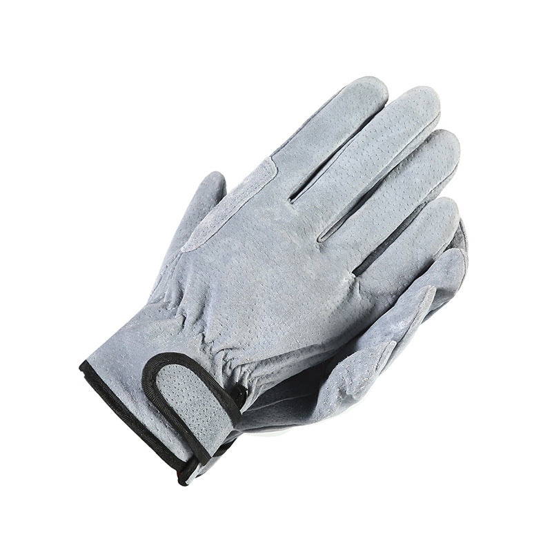 Guantes de trabajo Guantes de cuero para soldar Protección de seguridad para jardinería deportes motocicleta Conducción Resistentes al desgaste Aislamiento térmico