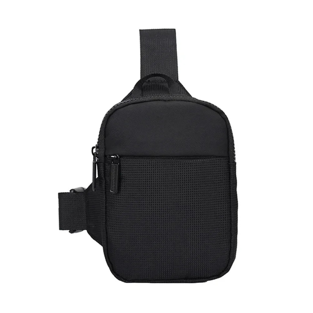 Minibandolera para hombre y mujer, casual, de nailon, impermeable, para exteriores, correr, ciclismo, viajes, para teléfono
