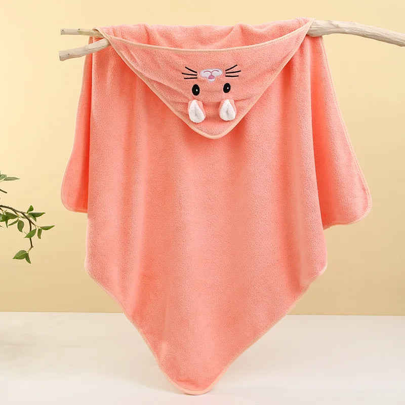 Linda Toalla de Baño para Bebé, Suave y Absorbente, Envoltura para Recién Nacidos, Mantas para Bebés Niñas y Niños