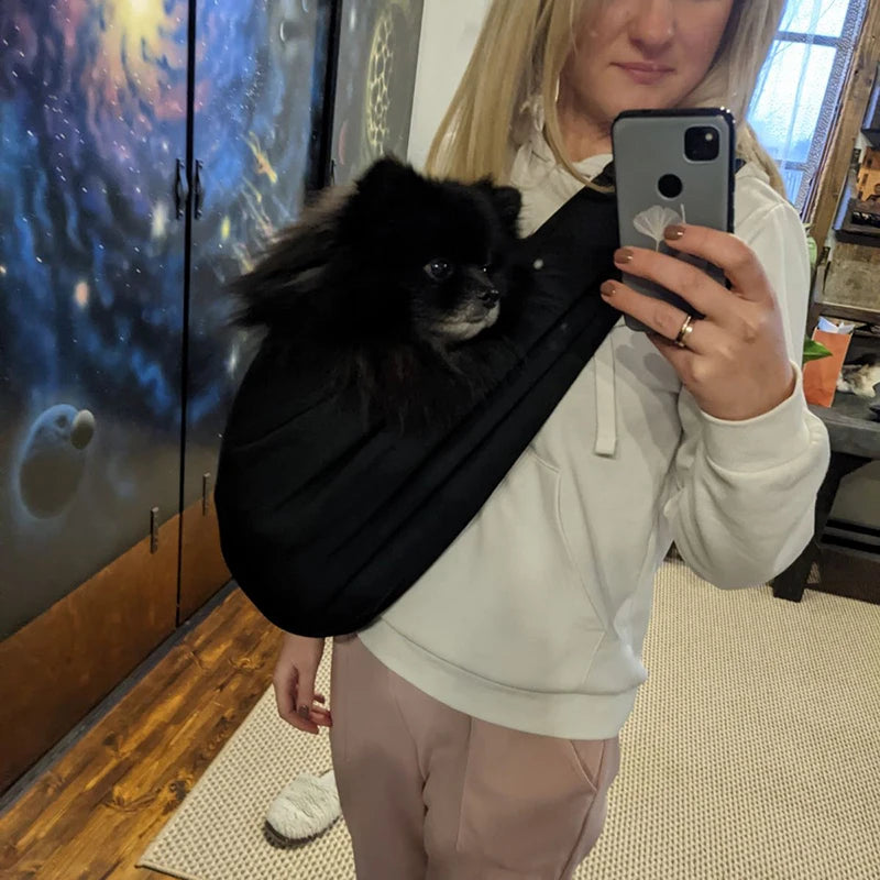 Bolsa Transportadora Ajustable para Perros, Bolsos de Hombro Individuales para Cachorros, Transportín Cómodo para Perros, Bolsillo Portabebés para Corgi