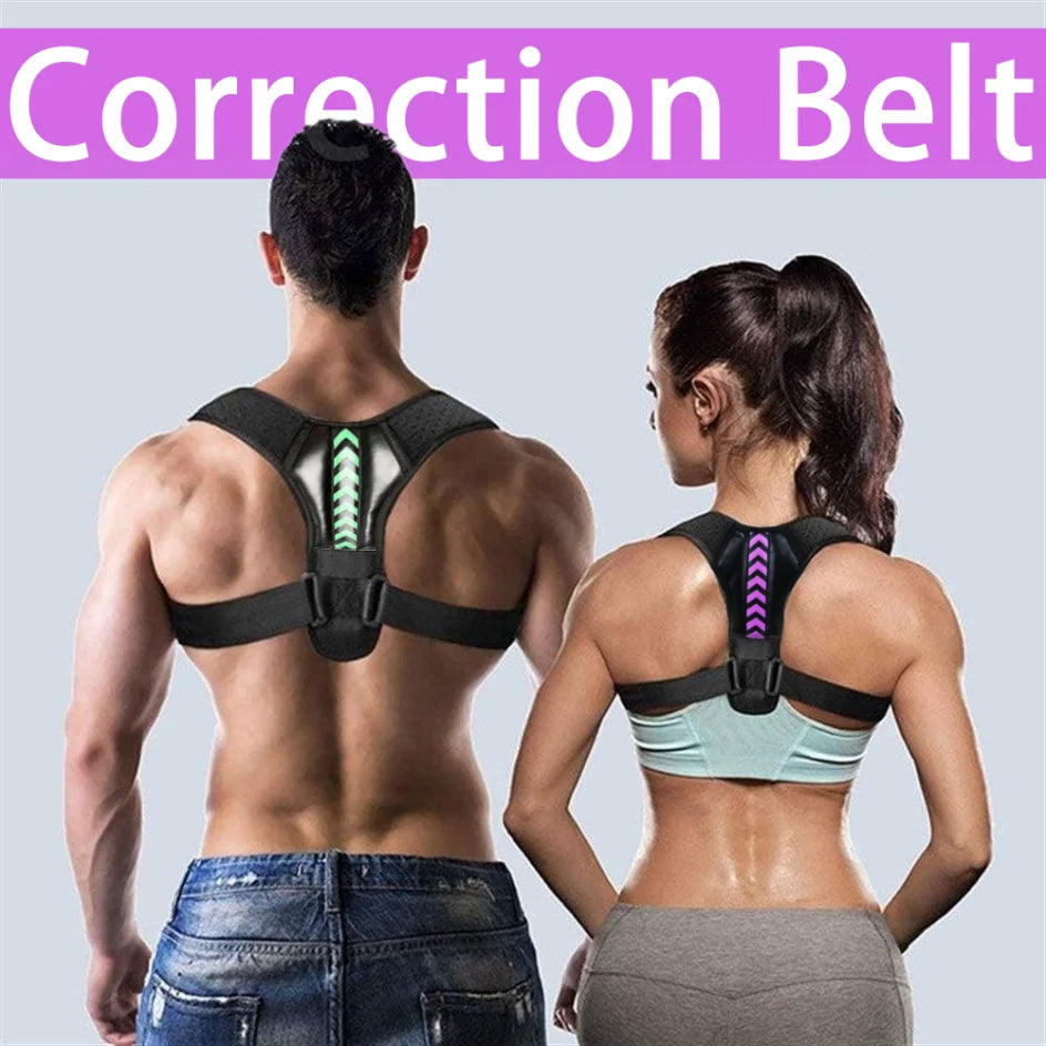 Ceinture correctrice de posture réglable pour le dos et les épaules, soutien de la clavicule et de la colonne vertébrale, remodelant votre corps, pour la maison, le bureau, le sport, le haut du dos et le cou