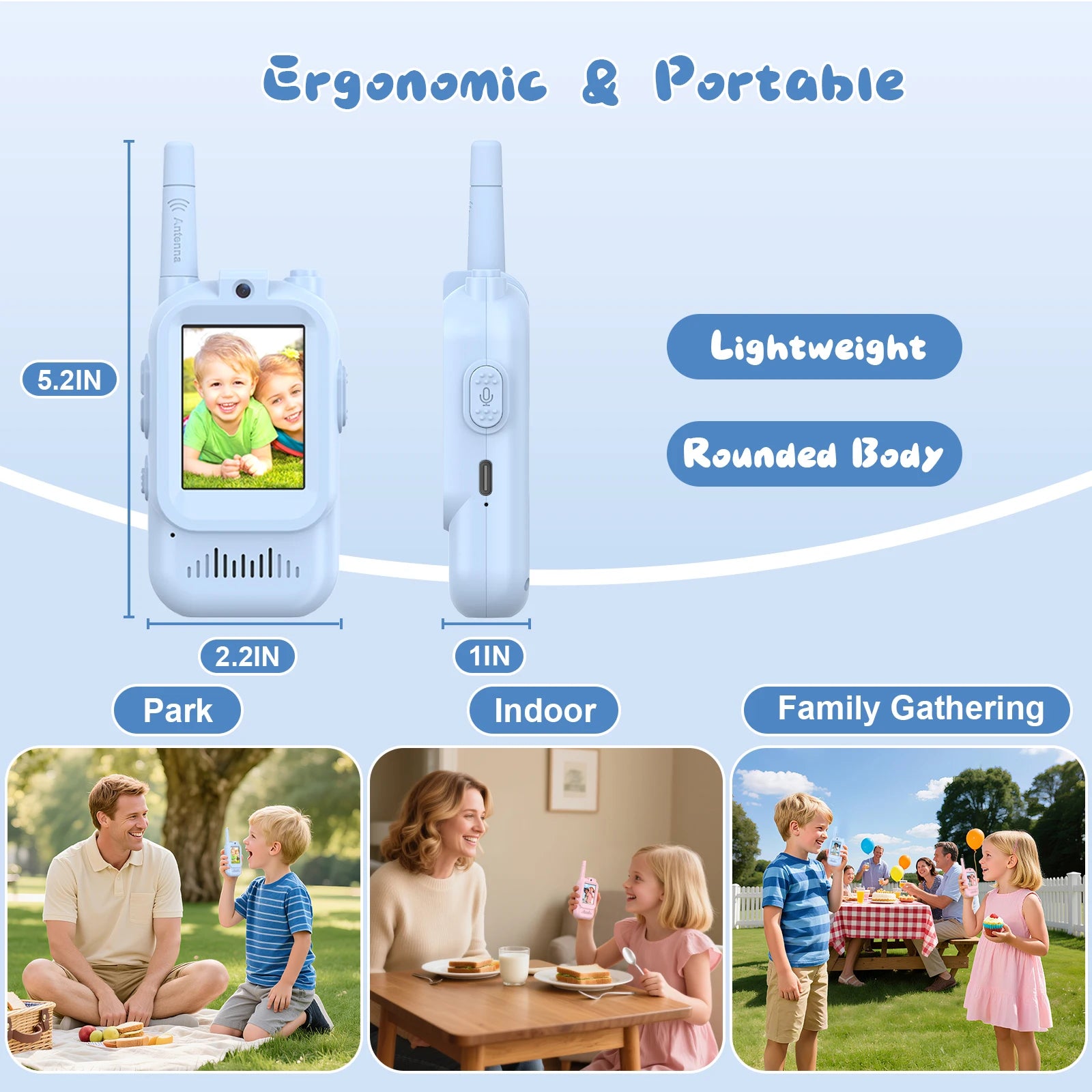 Talkies-walkies vidéo pour enfants