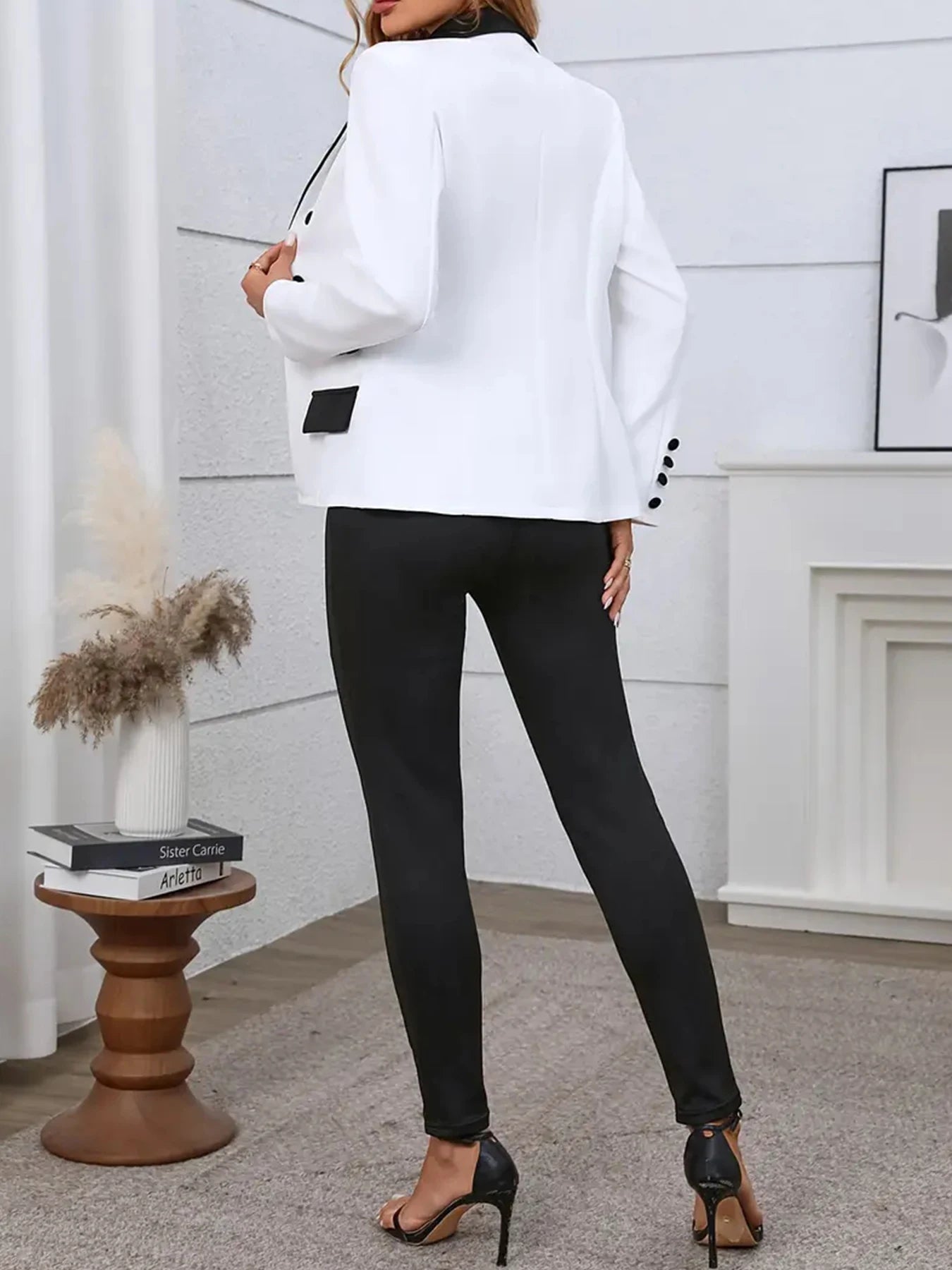 Women’s Gradient Snake-Print Two-Piece Suit