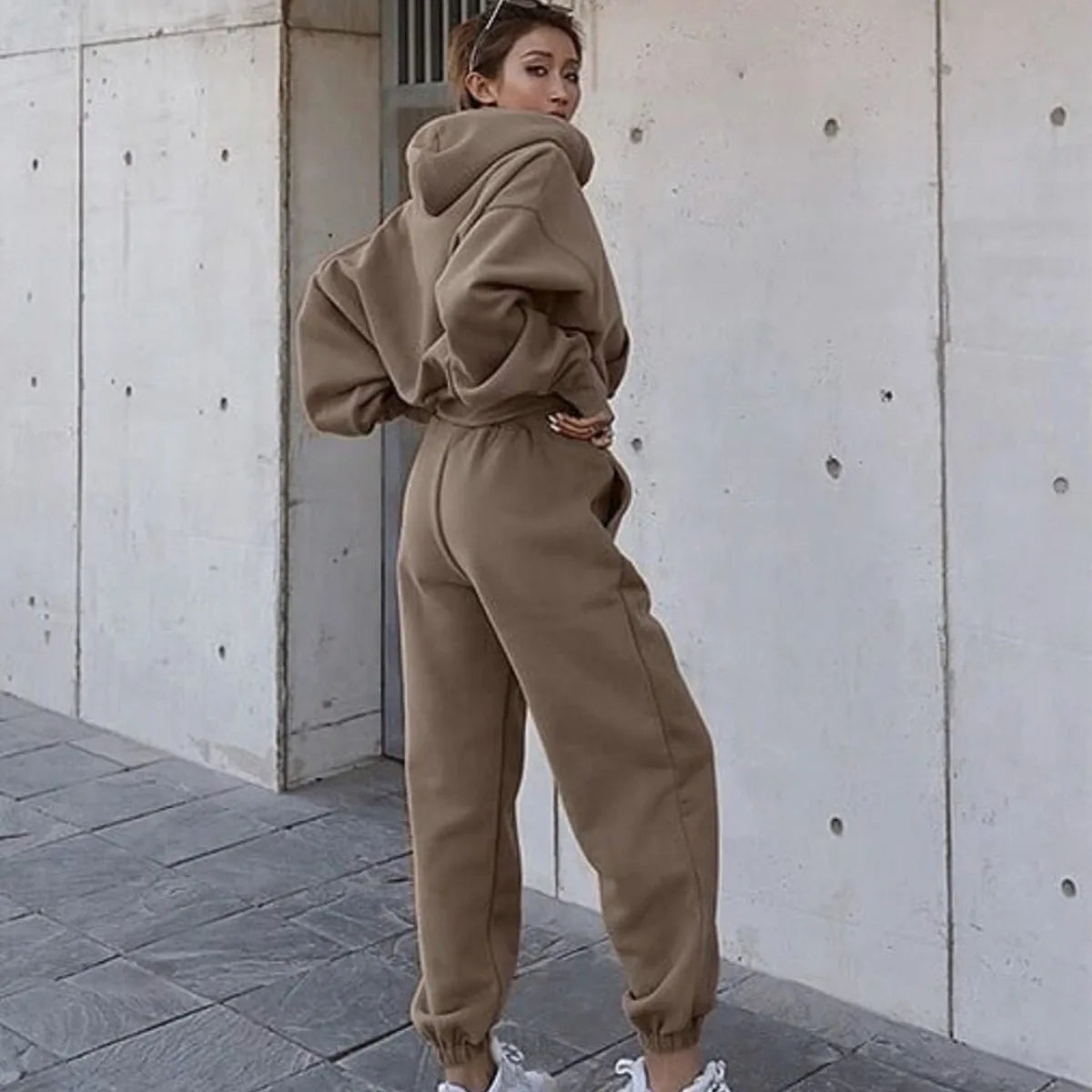 Conjunto de chándal de felpa