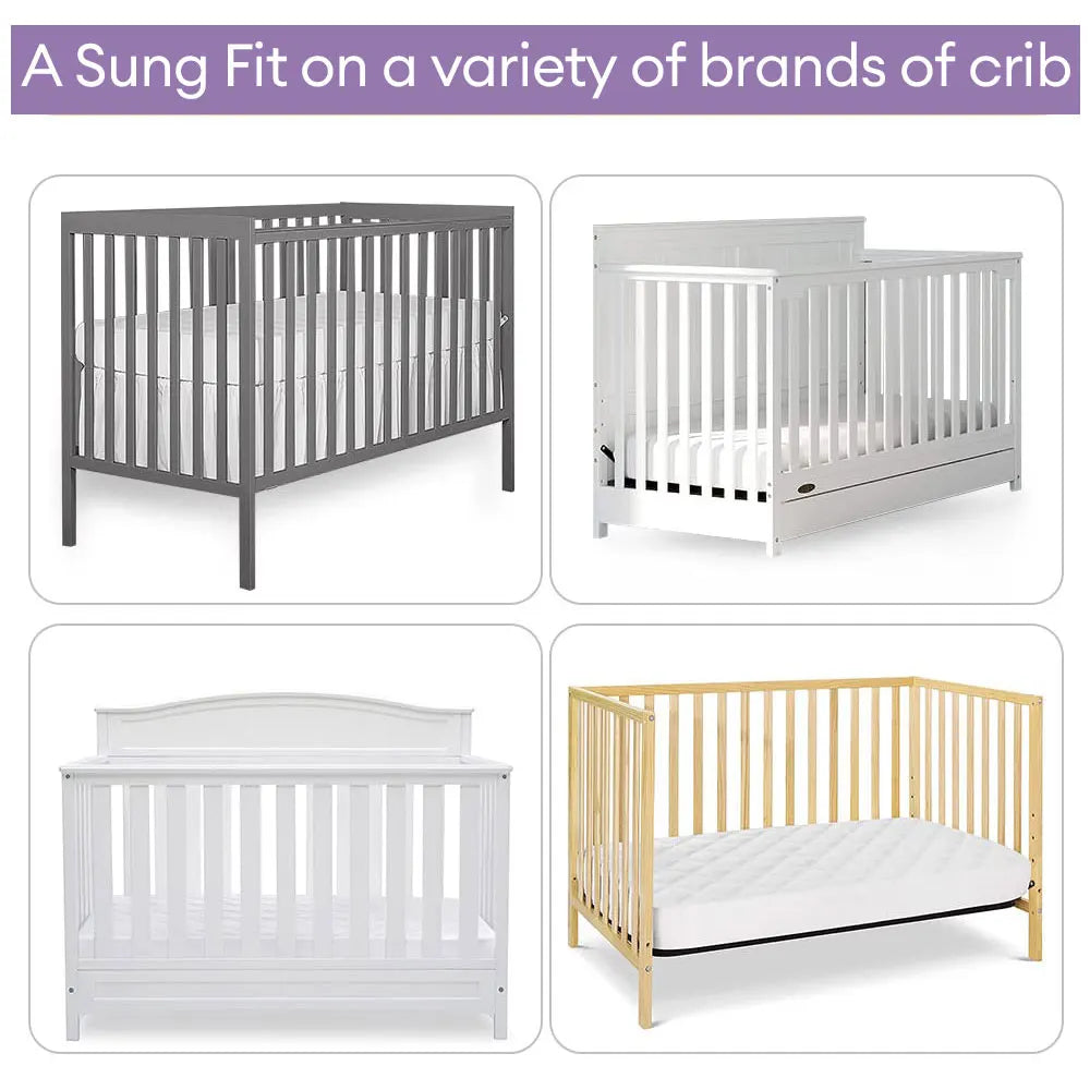1 protège-matelas pour berceau, housse de matelas lisse et imperméable, lavable et anti-acariens