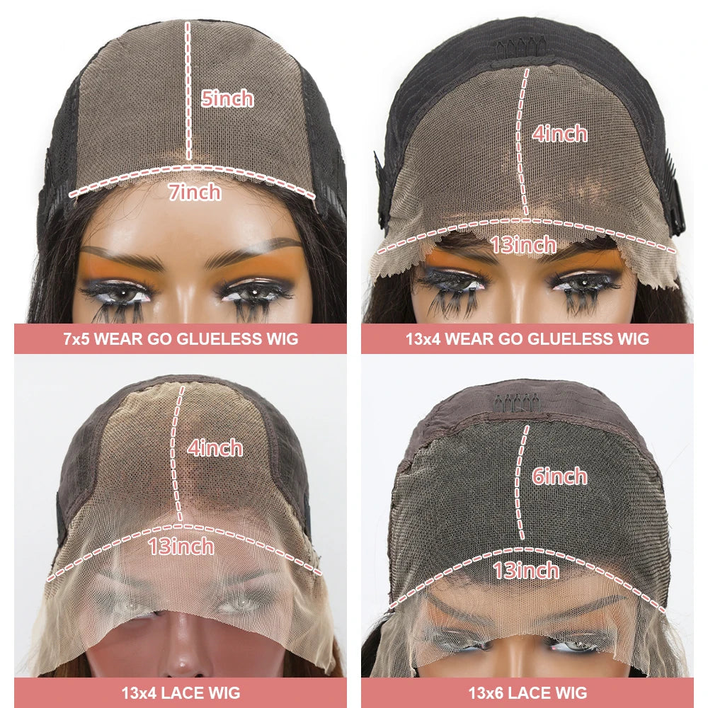 Deep Wave Frontal Wig 13x6 HD Lace Frontal Wig Curly Short Bob Wig Human Hair 13x4 7x5 Glueless Wig Human Hair Ready To Wear Go