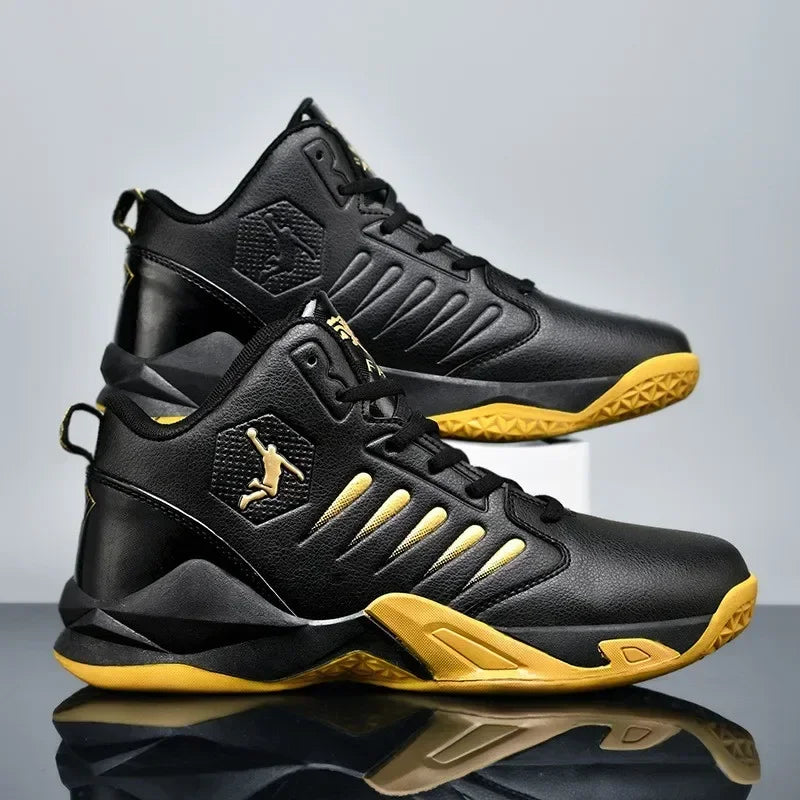 Zapatillas deportivas para niños de alta calidad, zapatillas de hombre de lujo con amortiguación antideslizante, calzado de baloncesto de entrenamiento para hombre