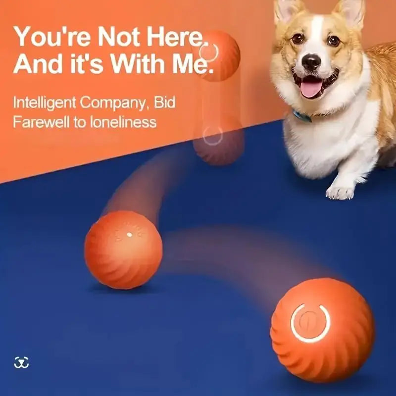 Intelligent Jumping Ball, Electric Charging Cat And Dog Toy, Self-rolling Pet Dog Toy Ball, Pet Grinding Teeth Toy