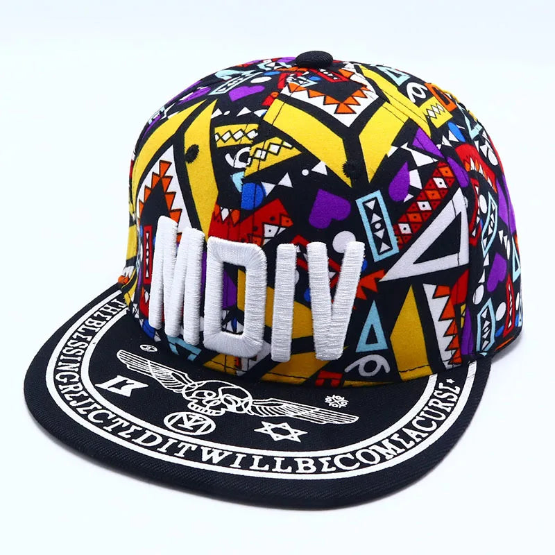 Gorras de béisbol de moda para hombres y mujeres, ajustables con letras bordadas, gorras de hip hop, sombrero para el sol, gorra Snapback Unisex, venta al por mayor