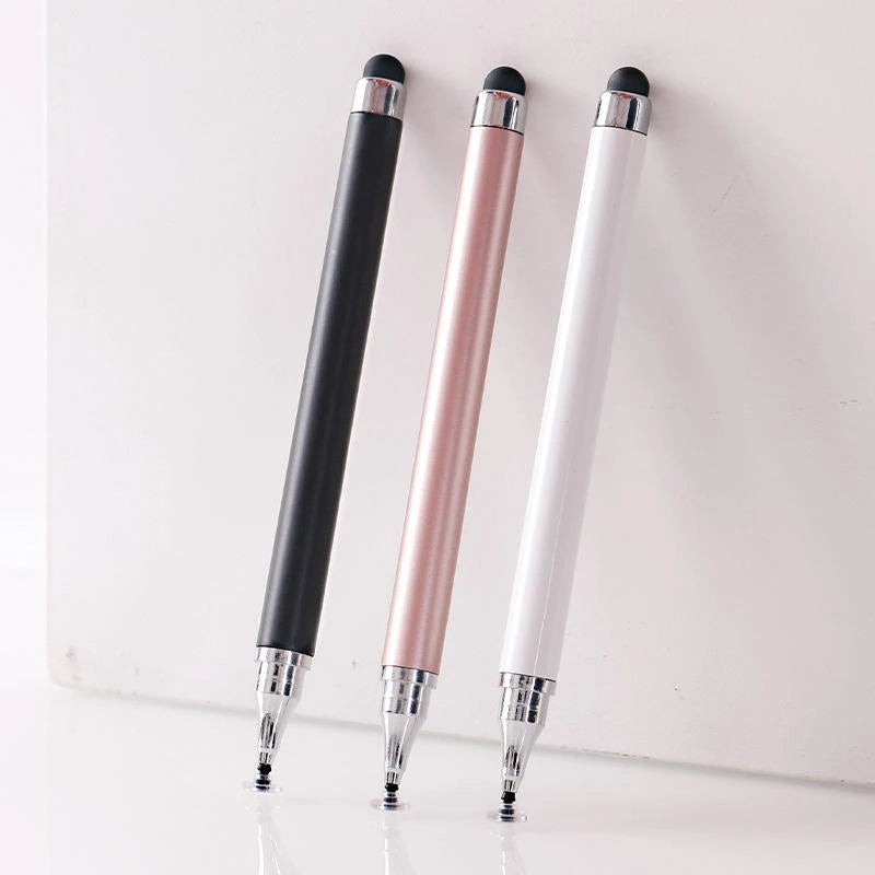 Lápiz óptico dos en uno con lápiz táctil para accesorios de celular, lápiz táctil electrostático para iPad, lápiz óptico para pantalla táctil de teléfono