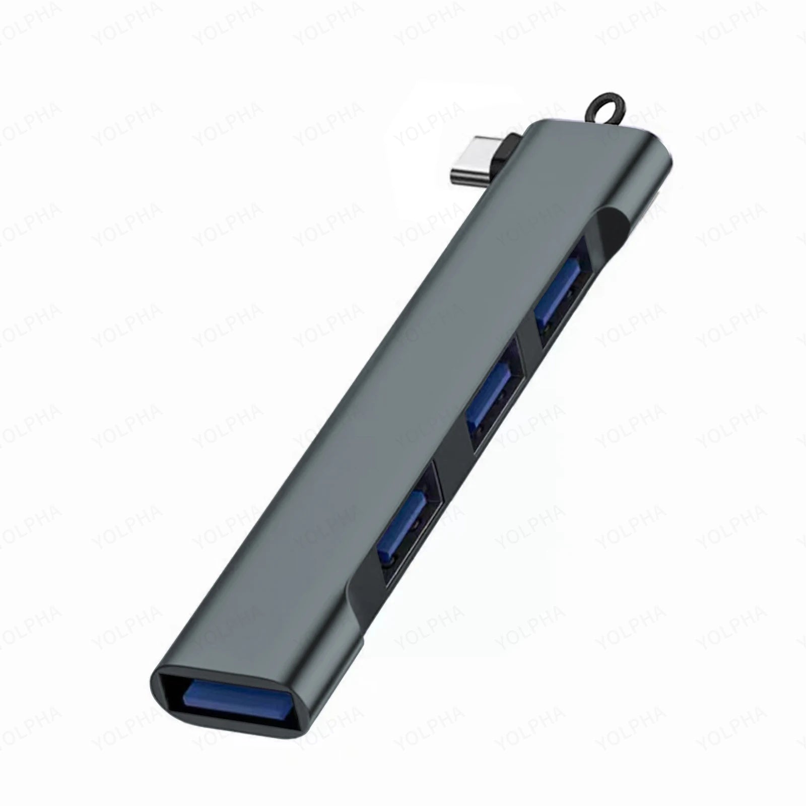 Concentradores de alta velocidad de 4 puertos Divisor USB 3.0 de 4 puertos de alta velocidad MultiHUB Expansión para adaptador de portátil o PC de escritorio