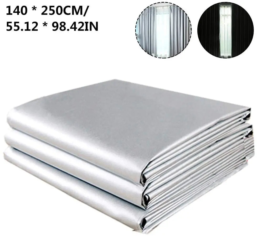 Blackout Curtains with Coated Lining Thickened Light Waterproof Blocking Thermal Insulated Window Curtain Panels for Bedroom