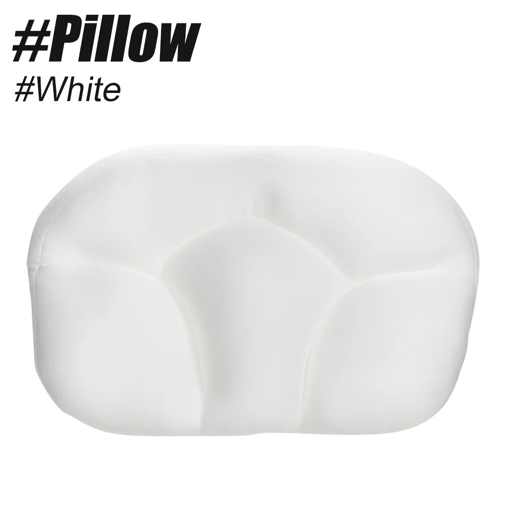 Masajeador de cuello Almohada de tracción cervical para dormir, Almohada de partículas de espuma para sueño profundo - Almohadas para dormir de lado y de espalda para camas